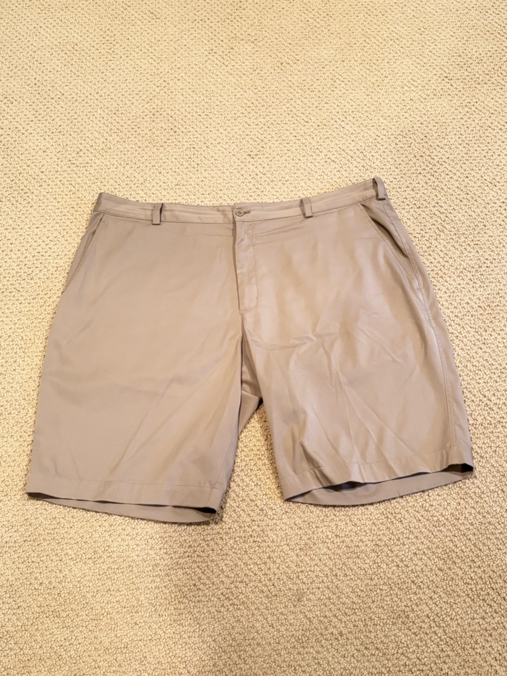 Nike Men's Flat Front Shorts in Khaki